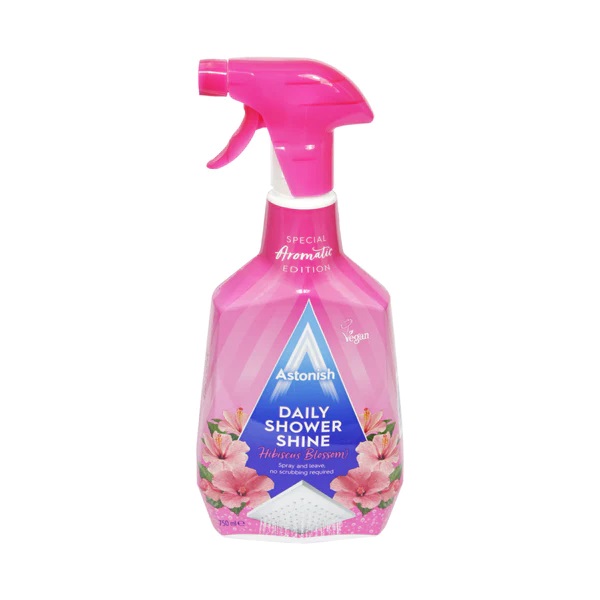 ASTONISH PINK SHOWER CLEANER HISBICUS BLOSSOM 750ML