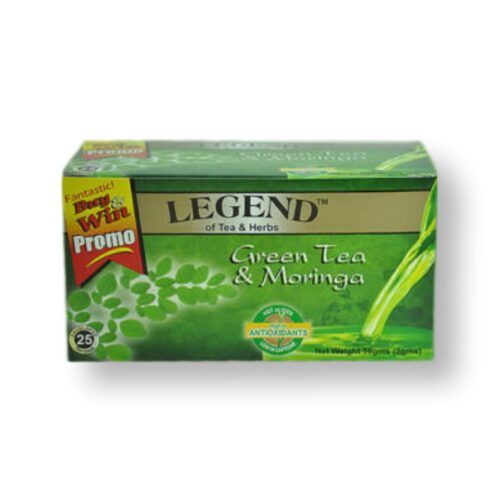 LEGENDS TEA & HERBS GREEN TEA & MORINGA 200G