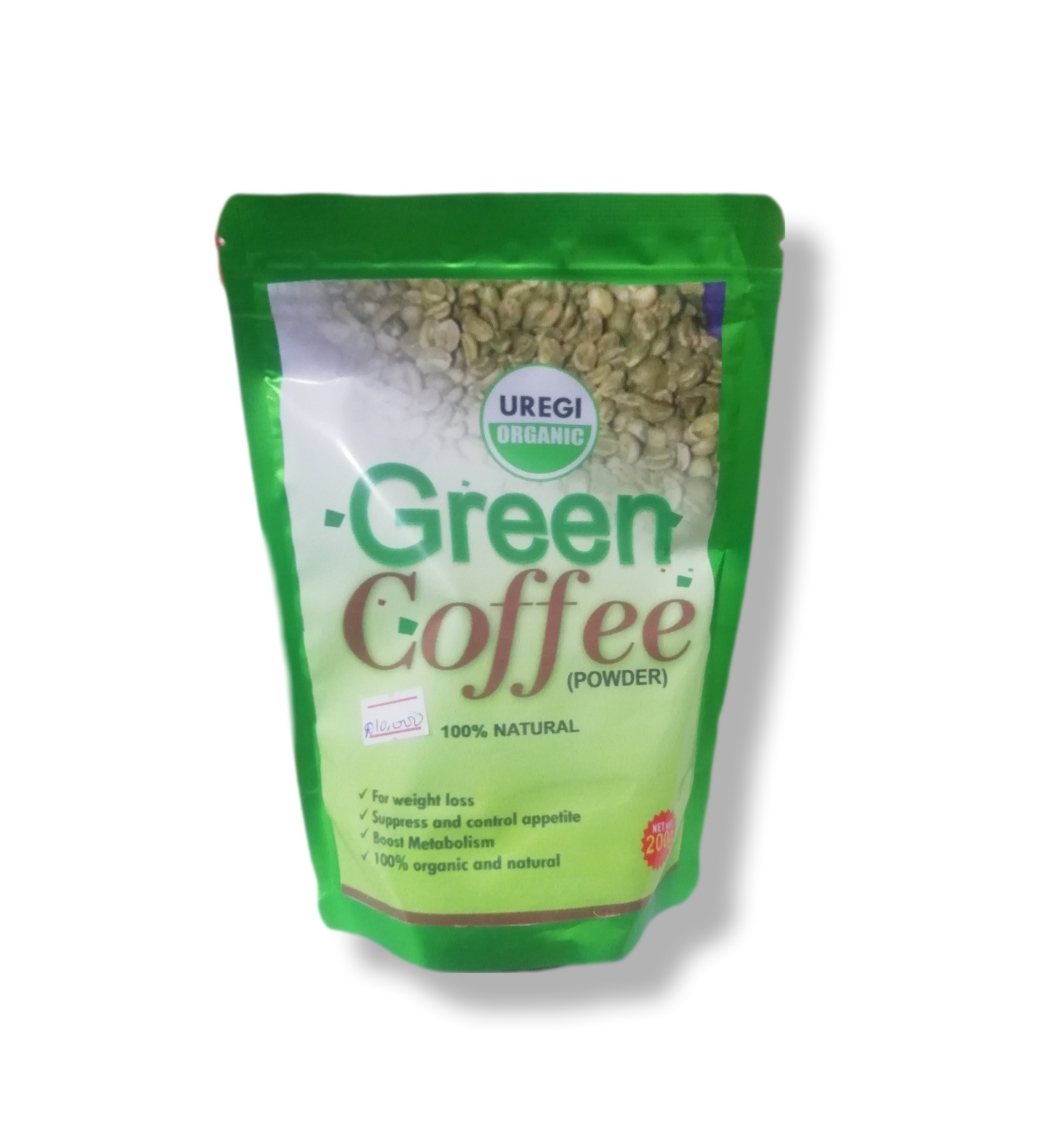 UREGI ORGANIC GREEN COFFEE POWDER 200G