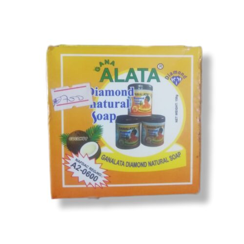 ALATA DIAMOND NATURAL BAR SOAP WITH COCONUT