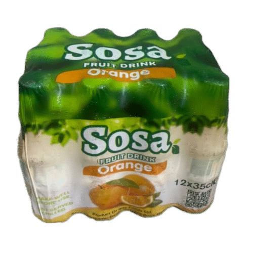 SOSA ORANGE FRUIT DRINK 35CL X12