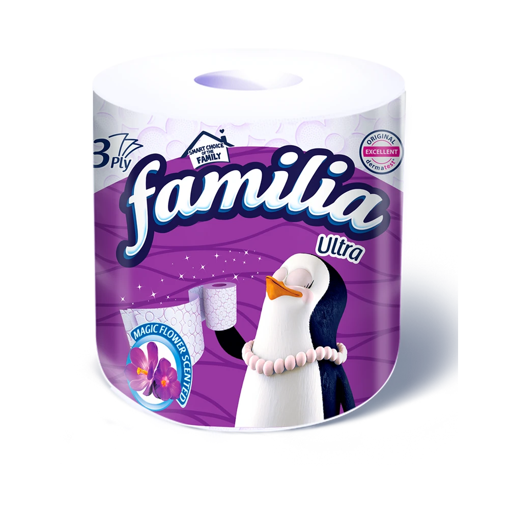 FAMILIA ULTRA MAGIC FLOWER SCENTED FAMILY CHOICE TOILET TISSUE PAPER PACK OF 6