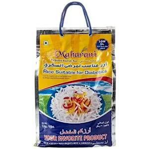 Maharani parboiled basmati rice suitable for diabetic 5KG