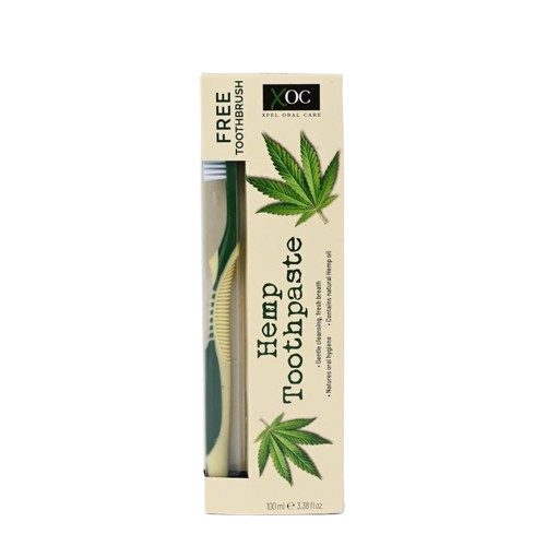 Xpel oral care hemp toothpaste 100Ml with brush