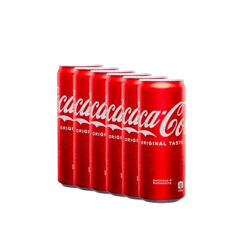 Coca cola can 40Cl X5