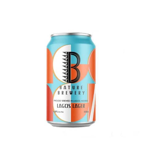 Bature Brewery Lagos Lager Beer Drink 330ML